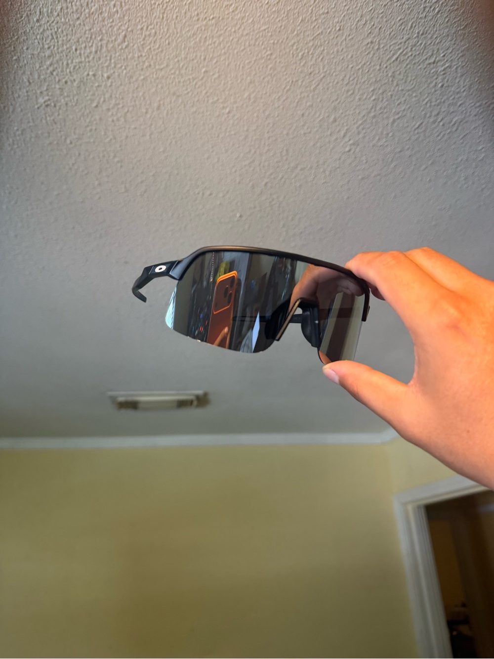 Oakley Men’s Black Shield Performance Sunglasses Oakley Oakleys